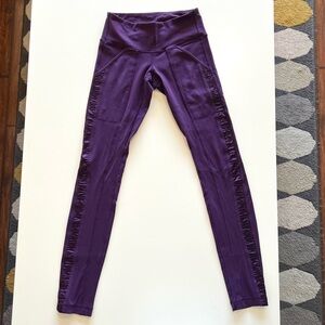 Lululemon purple Practice Daily Pant / leggings - size 4